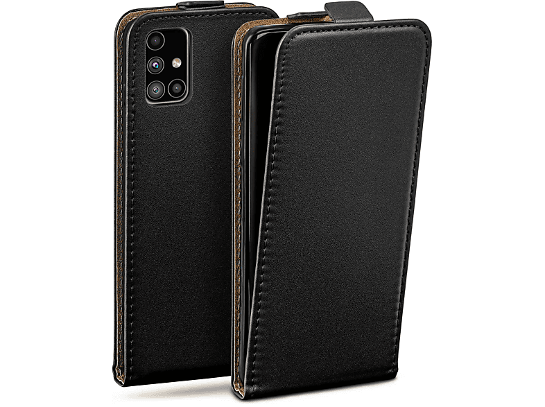 MOEX Flip Case, Flip Cover, Galaxy M31s, Deep-Black Samsung