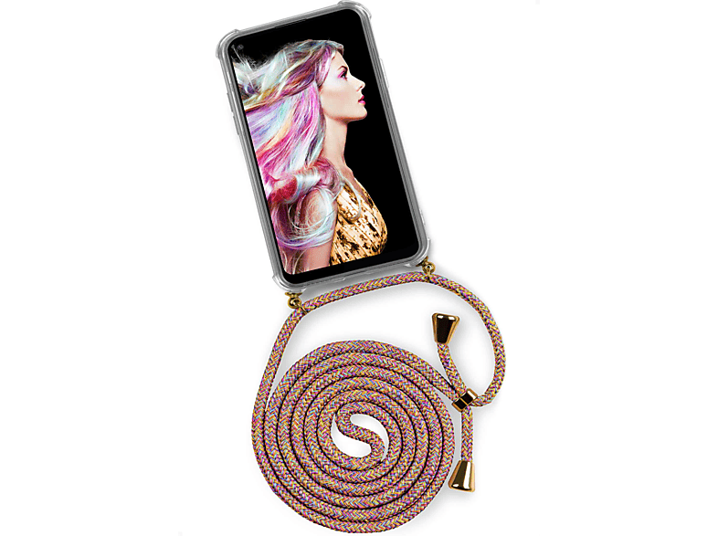 M11, ONEFLOW (Gold) Rainbow Twist Case, Samsung, Backcover, Galaxy Sunny