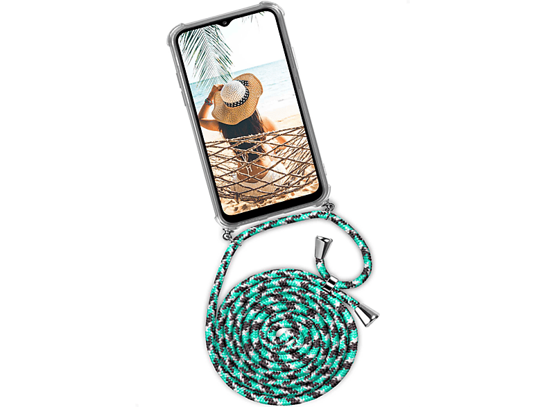 ONEFLOW Twist Case, Backcover, Samsung, (Silber) Seashell Galaxy A12