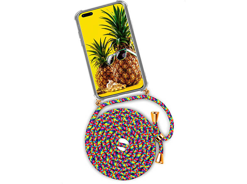 ONEFLOW Twist Case, Backcover, Huawei, P40, Fruity Friday (Gold)