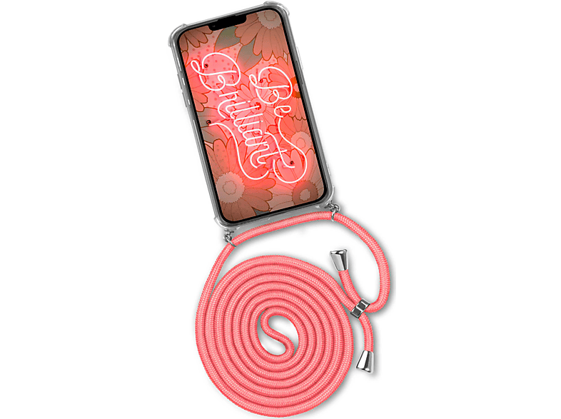 Apple, Kooky (Silber) Flamingo Backcover, 14, ONEFLOW Twist iPhone Case,