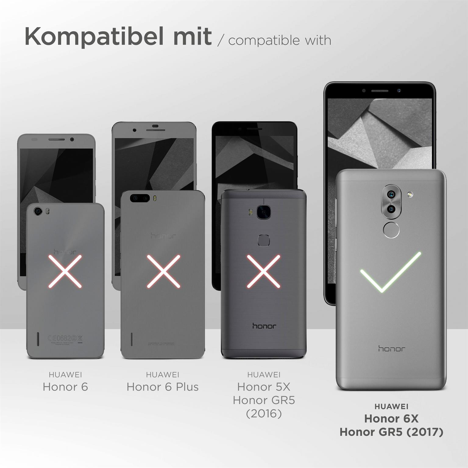 Vergleich von Telefonen. Mehrere Telefone, eines mit Häkchen markiert. Andere haben X-Markierungen.