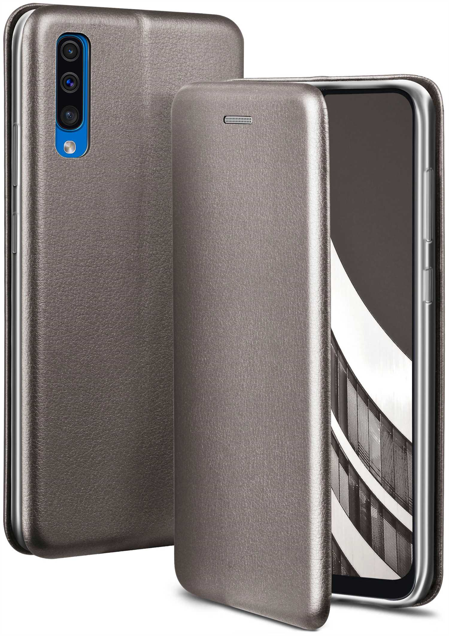 ONEFLOW Business Case, Flip Grey Galaxy Cover, A50, Samsung, - Skyscraper