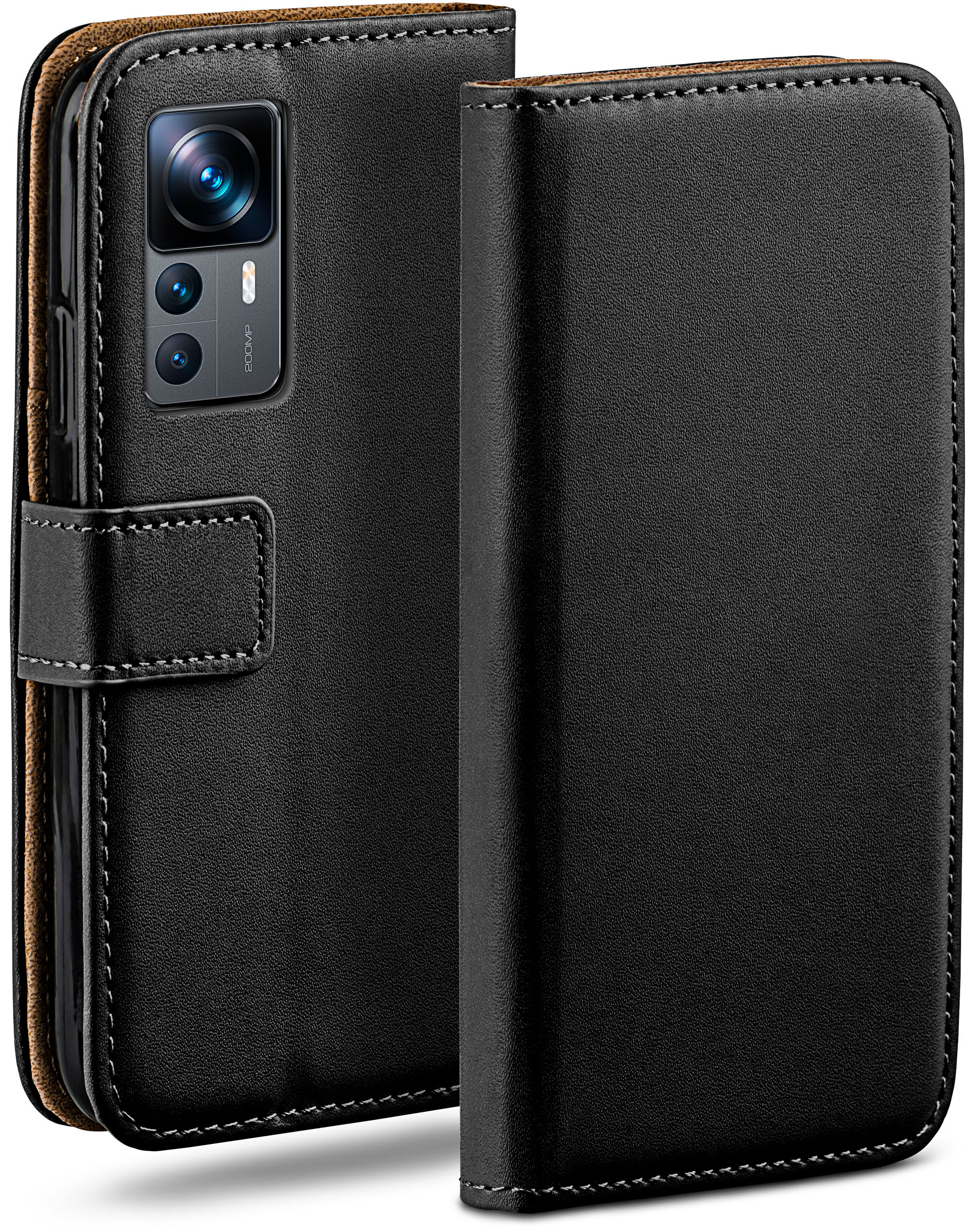 Pro, MOEX Case, 12T Xiaomi, Deep-Black Book Bookcover,