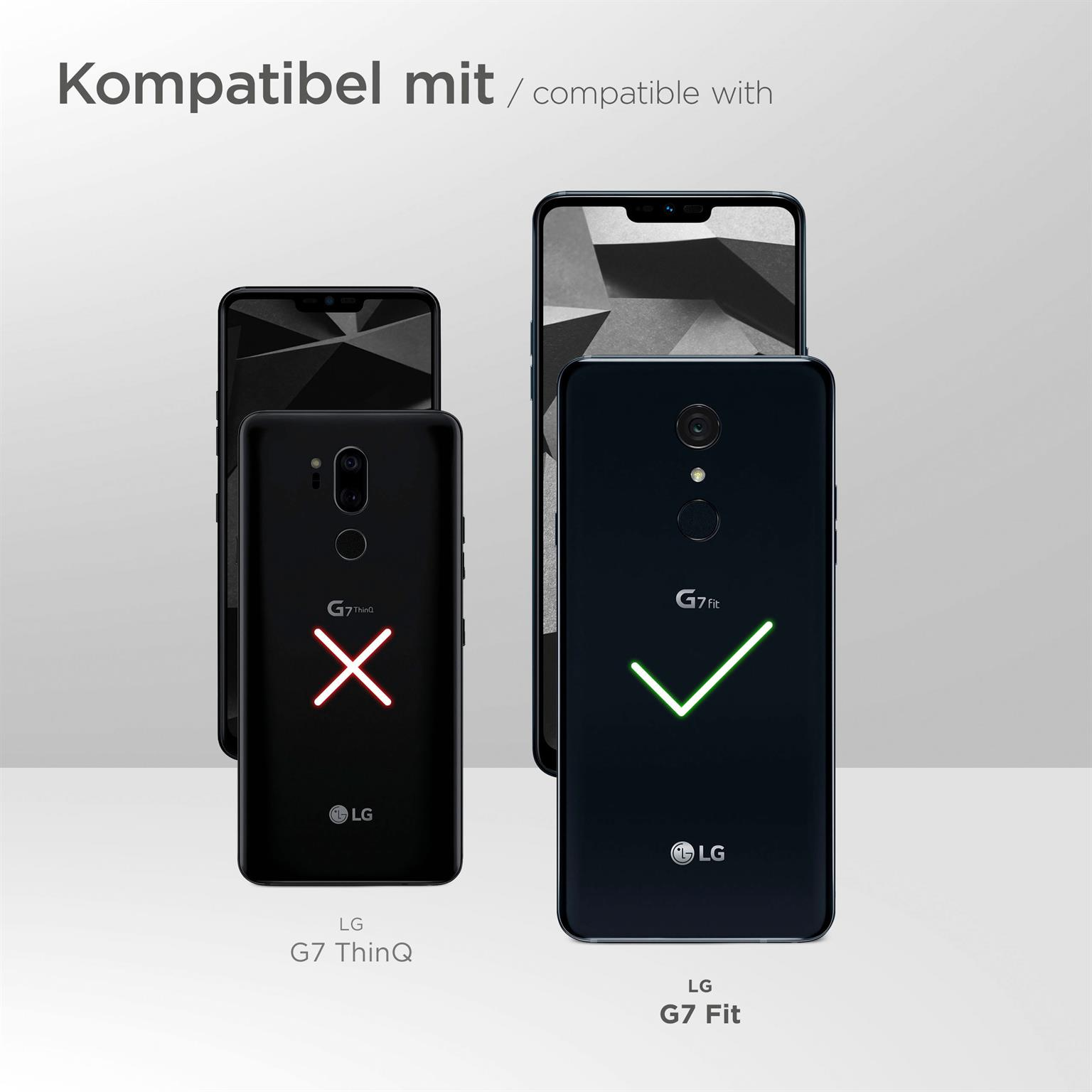 LG, Flip G7 Deep-Black Case, Fit, MOEX Flip Cover,