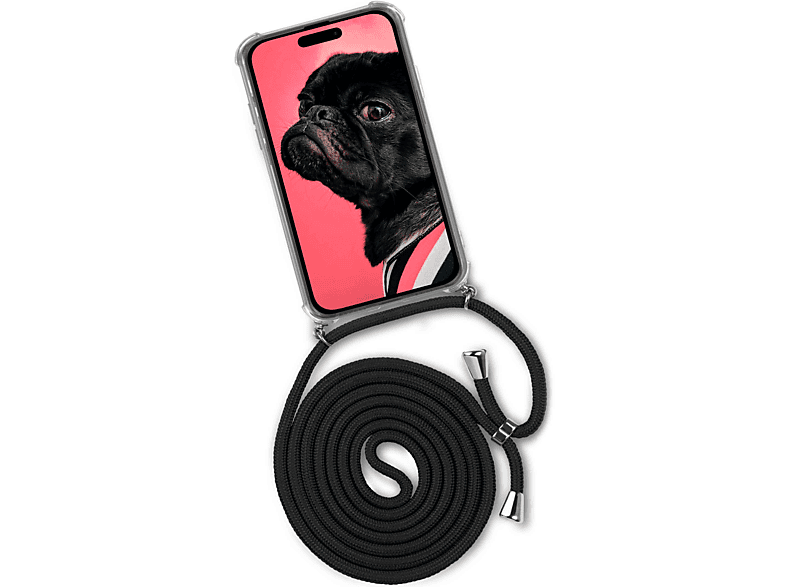 ONEFLOW Twist Case, Backcover, Apple, iPhone 14 Pro, Black Diamond (Silber) | Handyketten