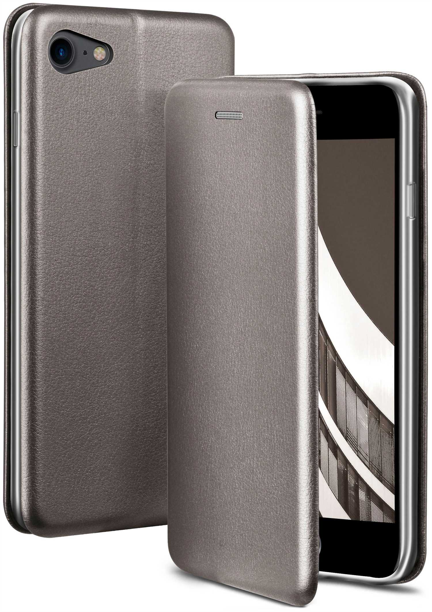 ONEFLOW Business Flip Apple, Case, 7, Skyscraper - iPhone Grey Cover