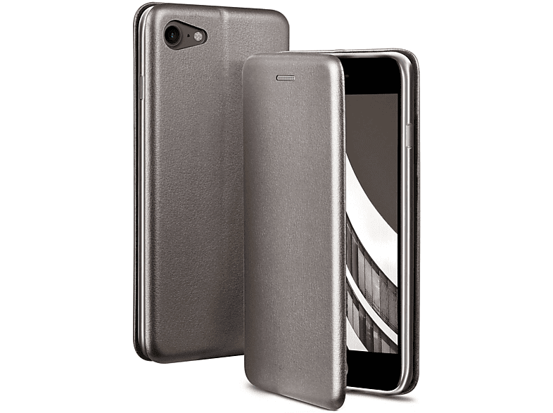 ONEFLOW Business Flip Apple, Case, 7, Skyscraper - iPhone Grey Cover