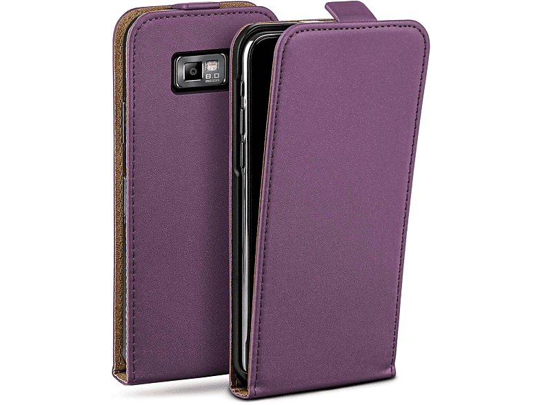 Indigo-Violet Galaxy MOEX Flip Case, Samsung, S2 Cover, Plus, Flip