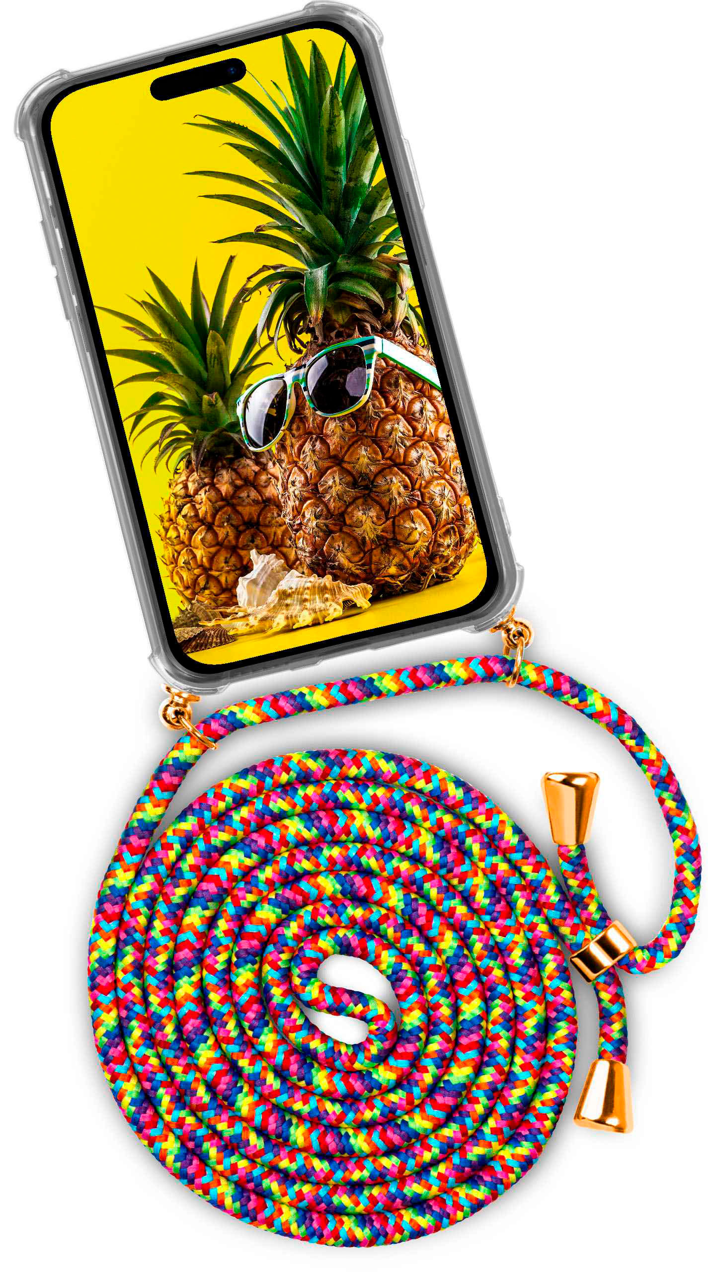 Case, Twist (Gold) Fruity iPhone Backcover, 14 ONEFLOW Apple, Max, Friday Pro