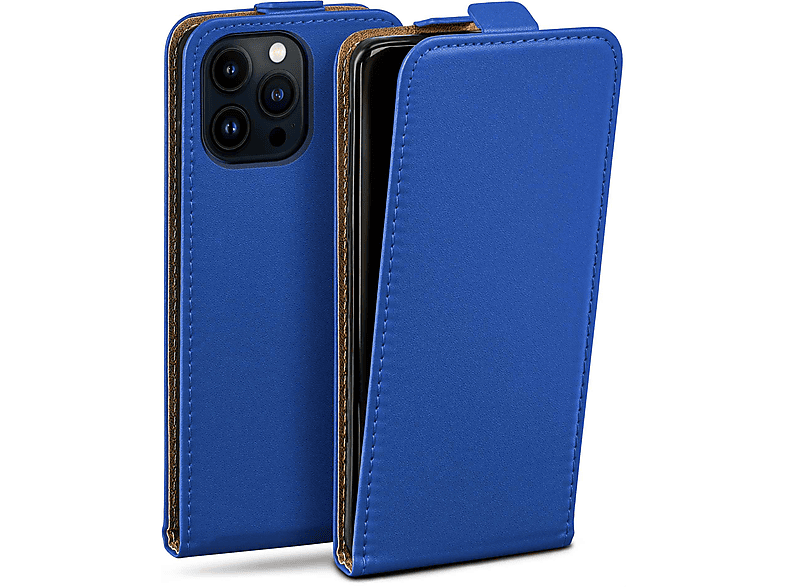 MOEX Flip 14 iPhone Royal-Blue Case, Pro, Apple, Cover, Flip