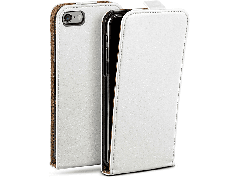 MOEX Flip Case, Flip Cover, Apple, iPhone 6 Plus, Pearl-White
