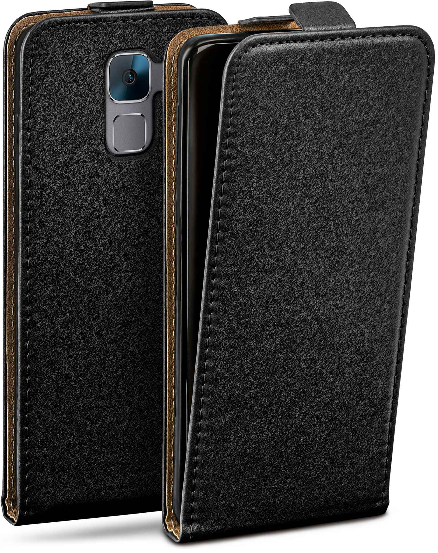 Huawei, Case, MOEX Honor Cover, Flip Premium, Deep-Black Flip 7
