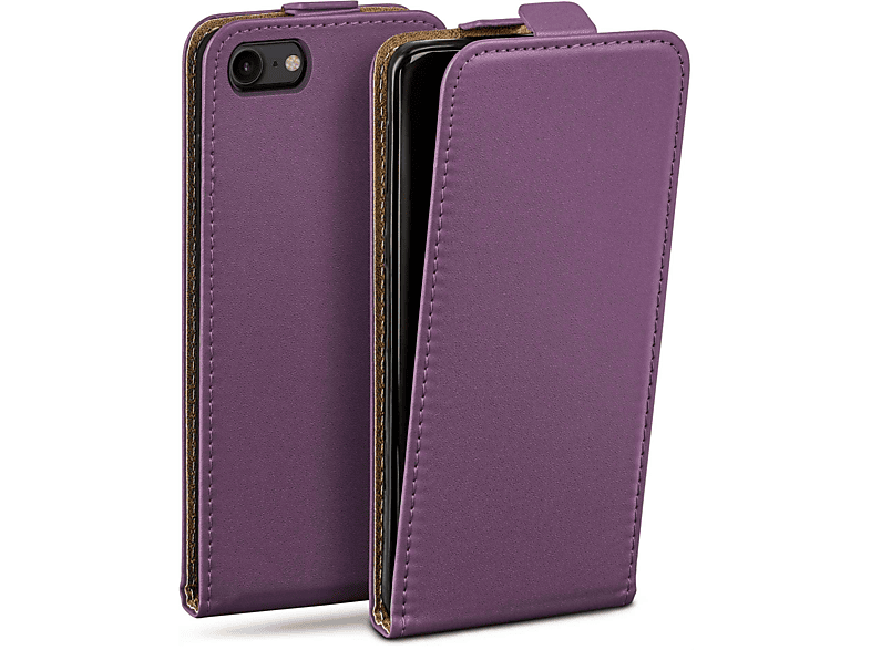 MOEX Flip Case, Flip Cover, Apple, iPhone SE 2. Generation (2020), Indigo-Violet