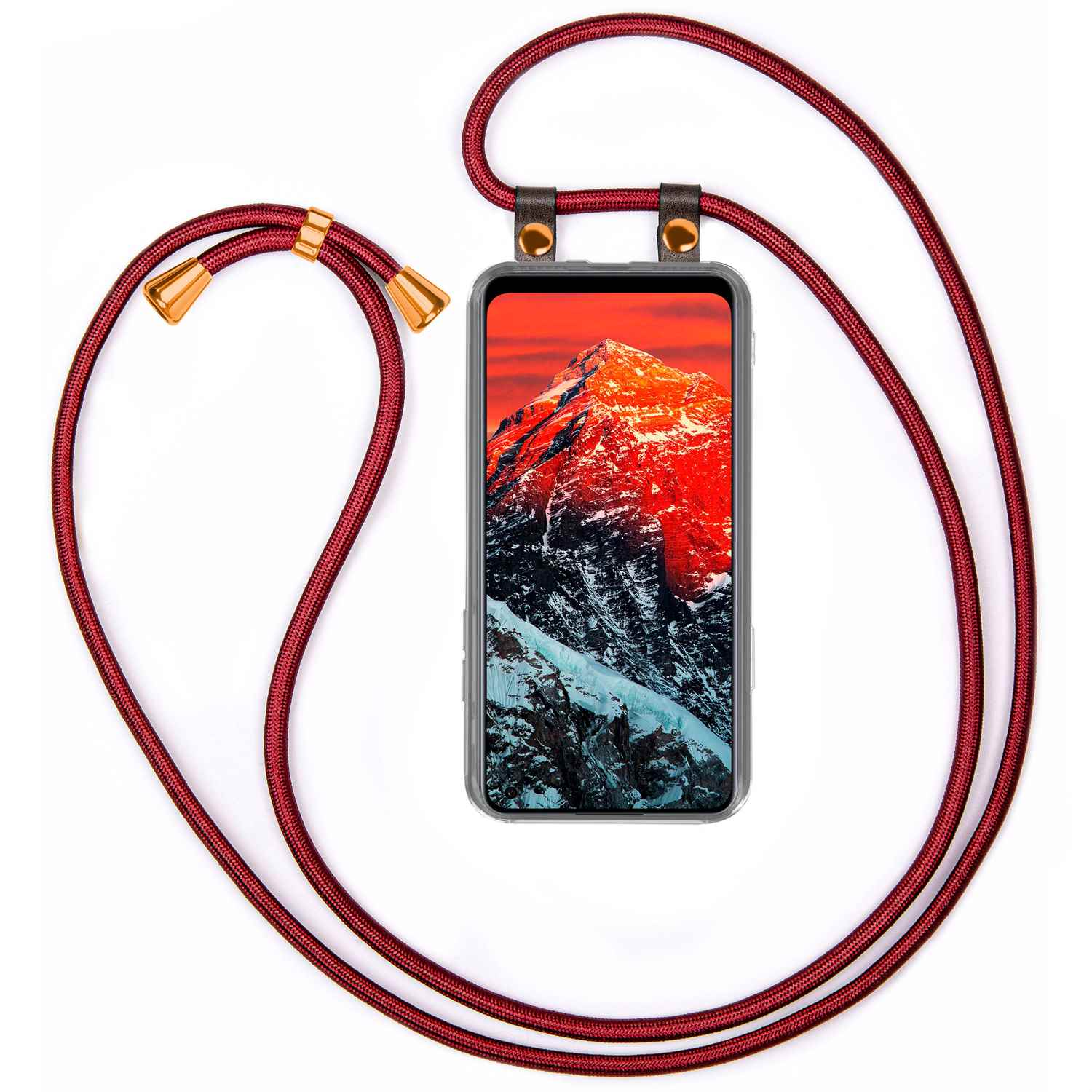 Handykette, 5G, Shiny Red CE Lite OnePlus, Backcover, Nord MOEX 2