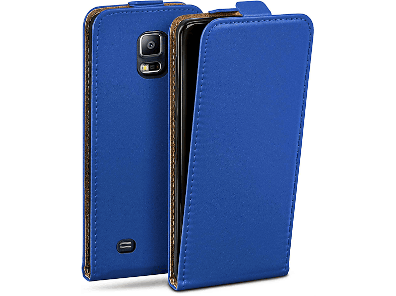 Case, Cover, Flip Neo, Galaxy Flip Samsung, MOEX S5 Royal-Blue