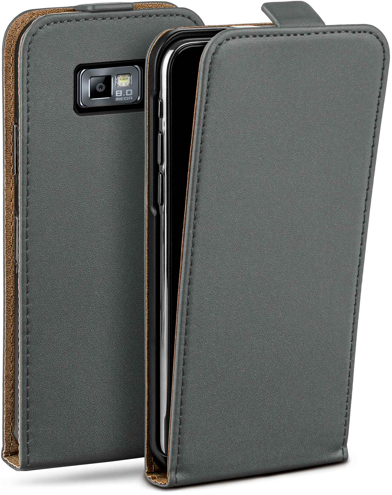 MOEX Flip Case, Flip Cover, Galaxy Samsung, Anthracite-Gray S2