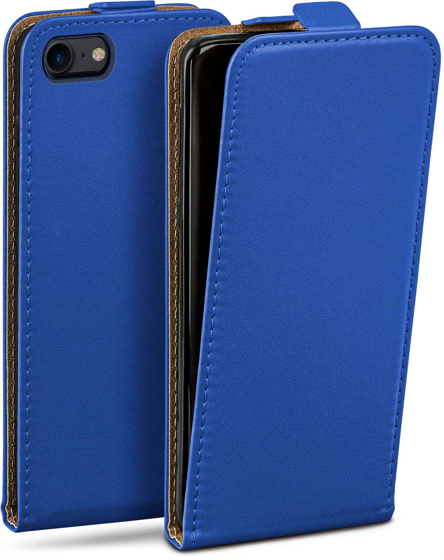 MOEX Flip Case, Flip Apple, Royal-Blue Cover, iPhone 8