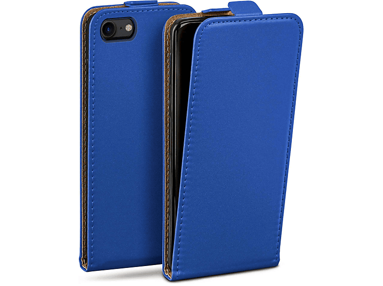MOEX Flip Case, Flip Cover, Apple, iPhone 8, Royal-Blue