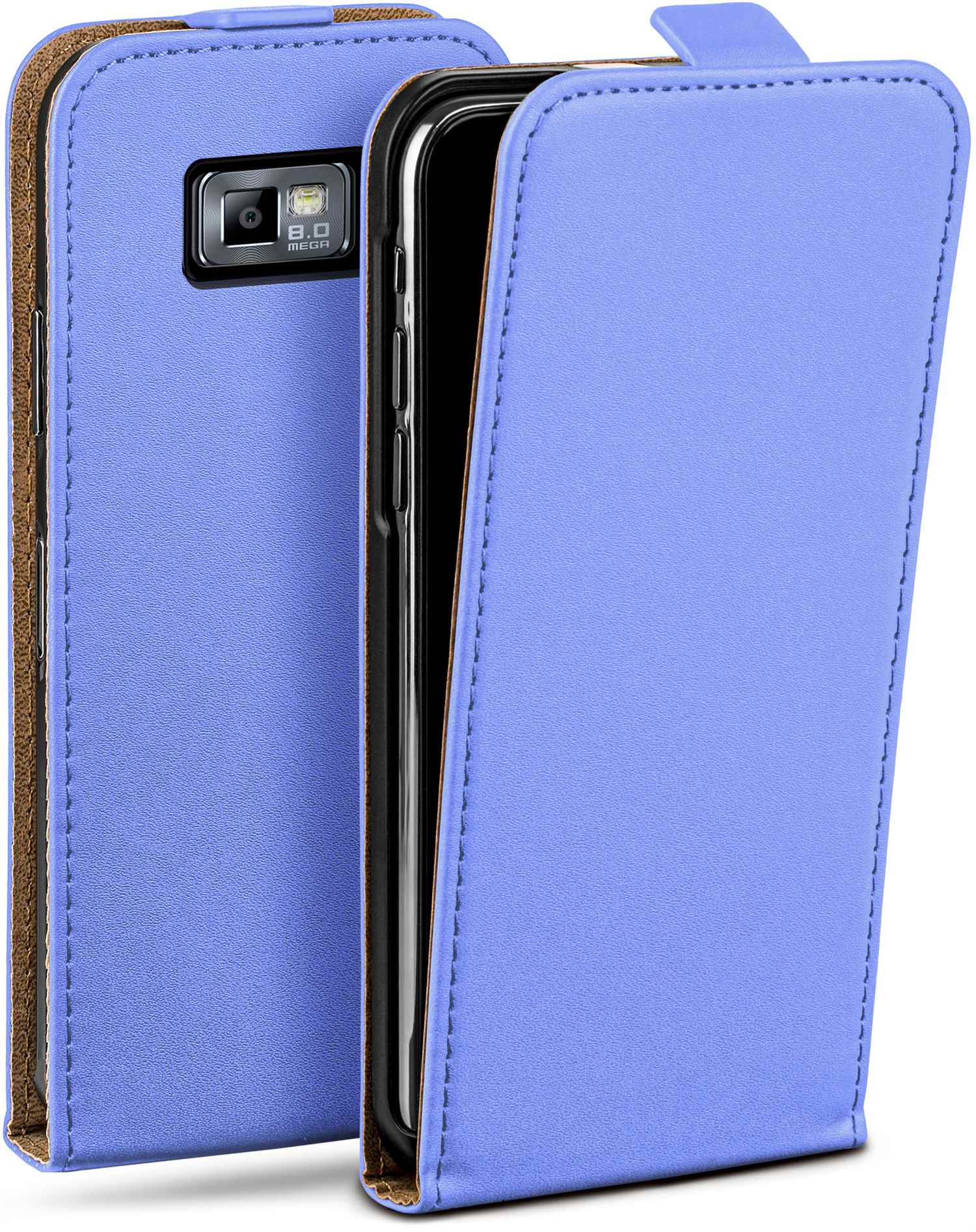 Case, MOEX S2, Sky-Blue Flip Samsung, Cover, Flip Galaxy