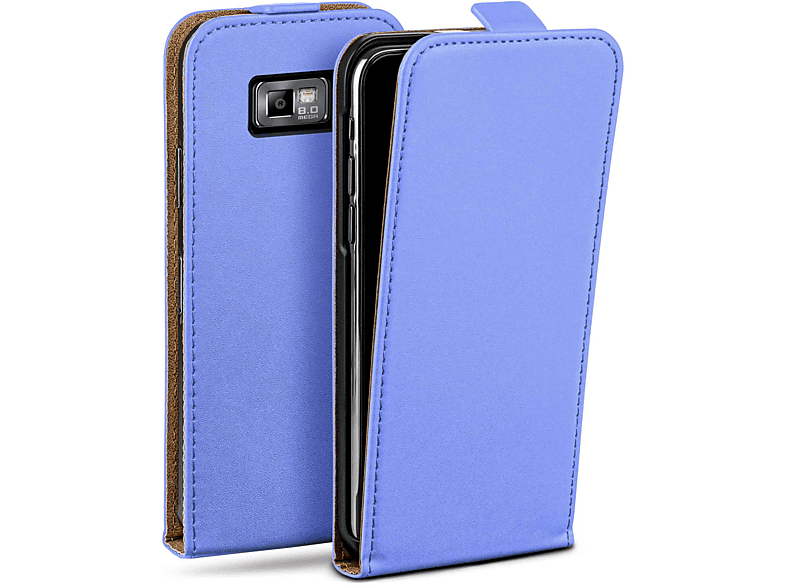 MOEX Flip Case, Flip Cover, Samsung, Galaxy S2, Sky-Blue | Flipcover