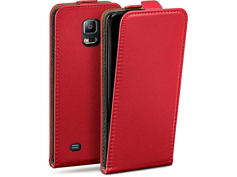 MOEX Flip Case, Flip Cover, Samsung, Galaxy S5 Neo, Blazing-Red