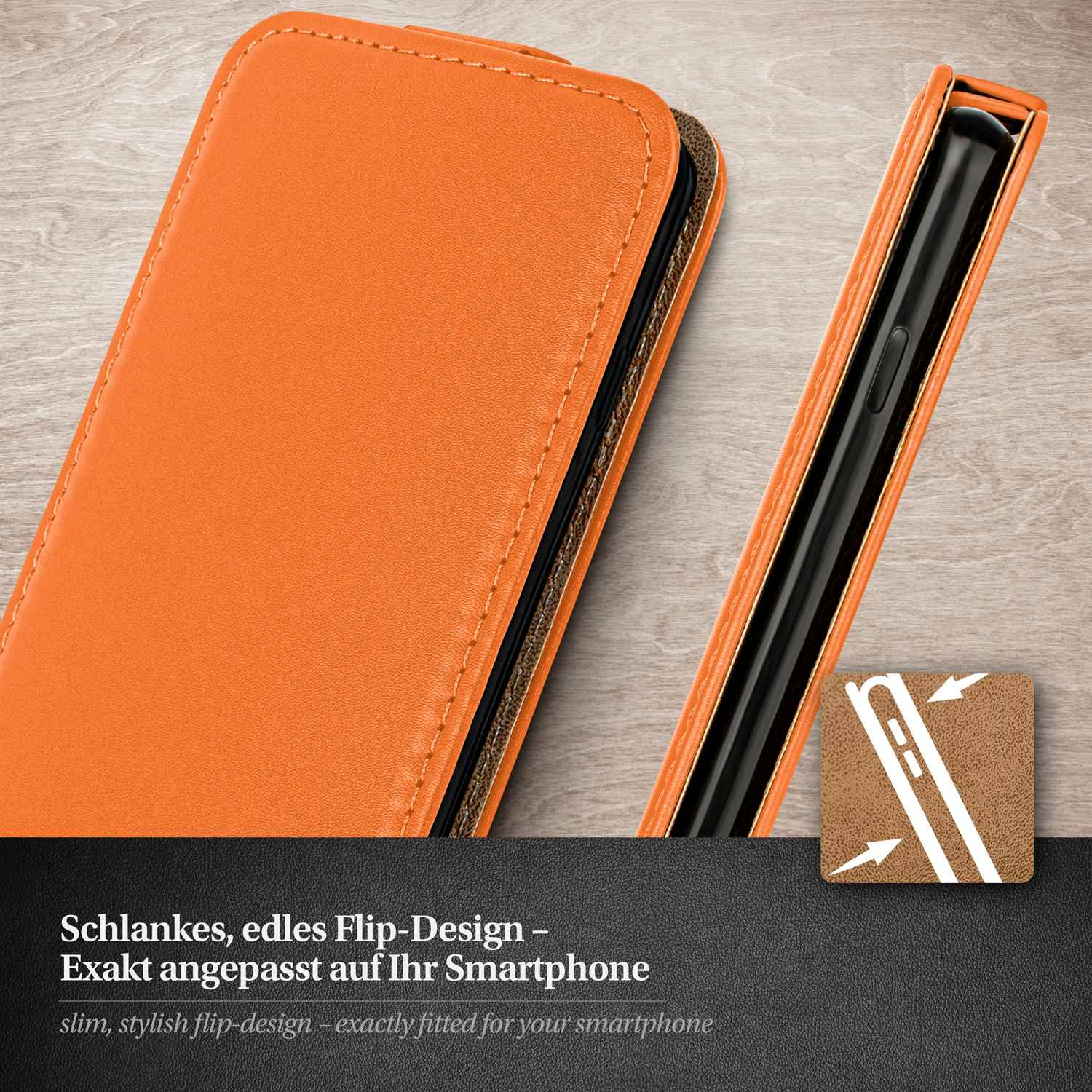S5 Flip MOEX Cover, Neo, Flip Galaxy Case, Samsung, Canyon-Orange