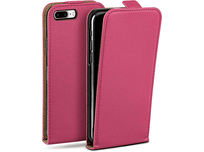 Flip Plus, Case, iPhone Apple, MOEX 7 Flip Berry-Fuchsia Cover,