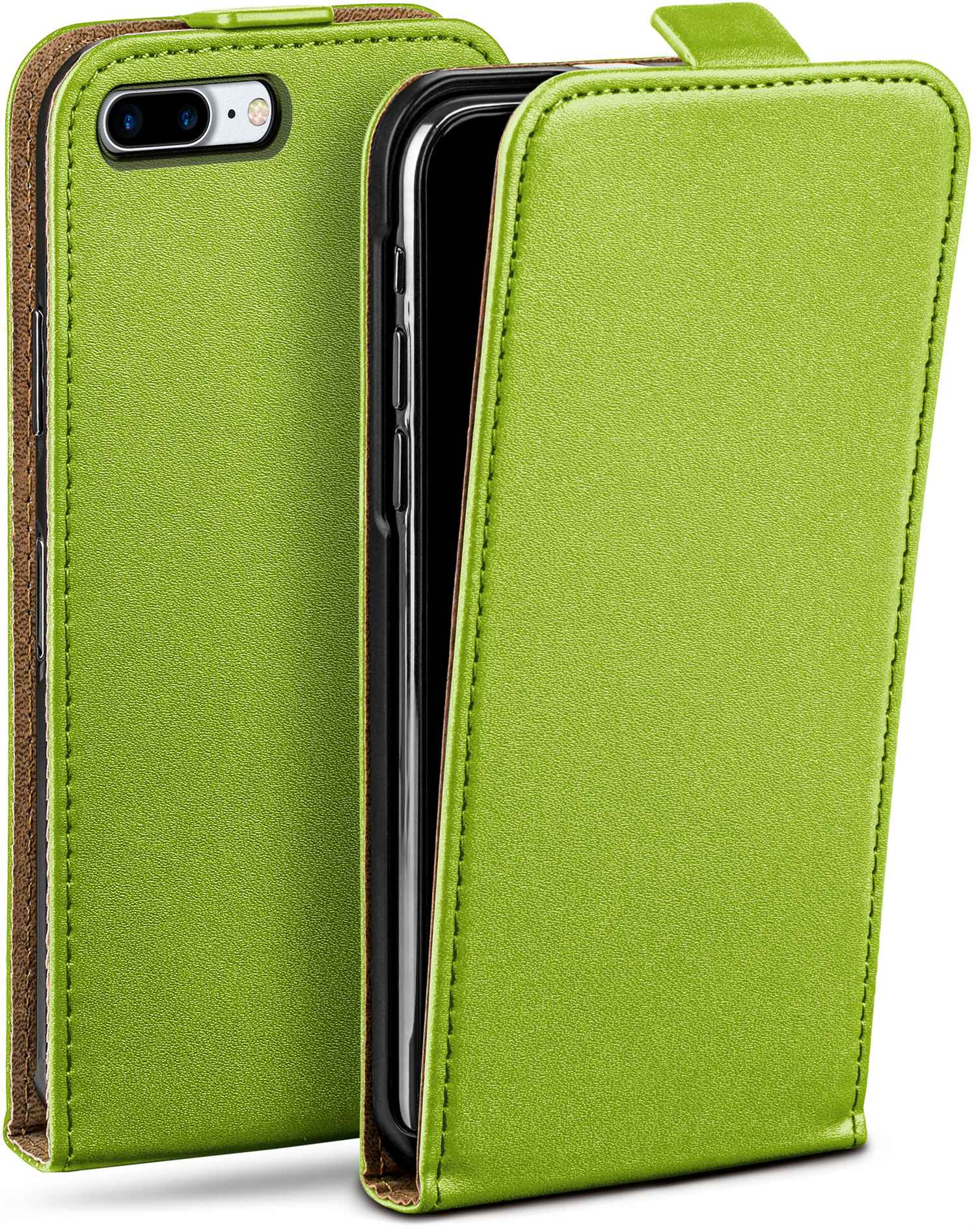 MOEX Flip Case, Flip Apple, Plus, Cover, iPhone Lime-Green 7