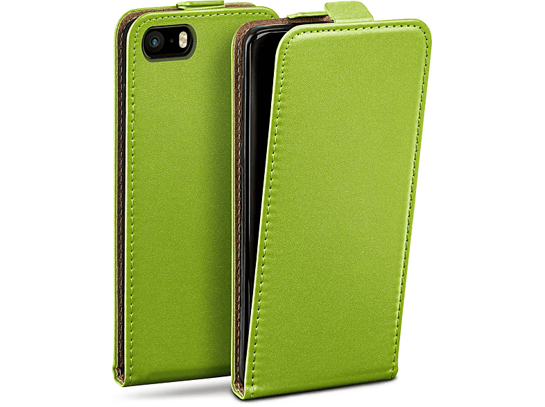 MOEX Flip Cover, (2016), 1. Apple, iPhone Lime-Green SE Flip Generation Case