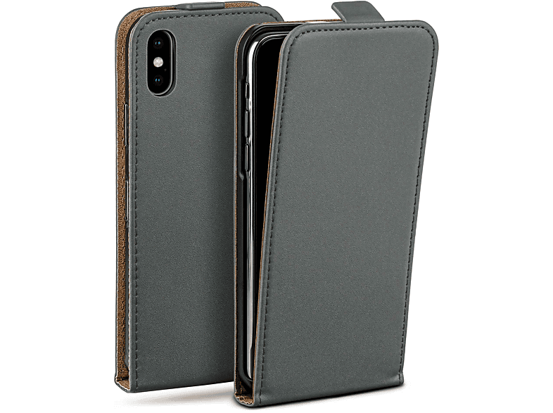 MOEX Flip Anthracite-Gray XS, Cover, Case, iPhone Flip Apple