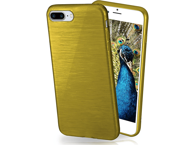 MOEX Brushed Case, Backcover, Apple, iPhone 8 Plus, Palm-Green