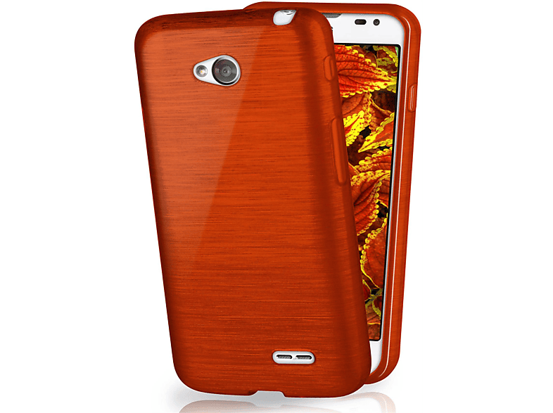 MOEX Brushed Case, Backcover, LG, L65, Indian-Red
