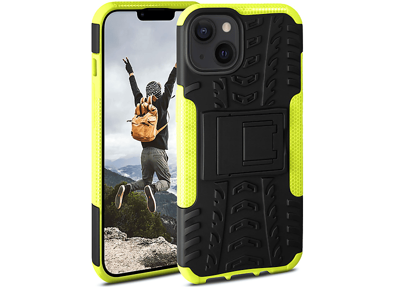 ONEFLOW Tank Case, Backcover, Apple, iPhone 14 Plus, Lime