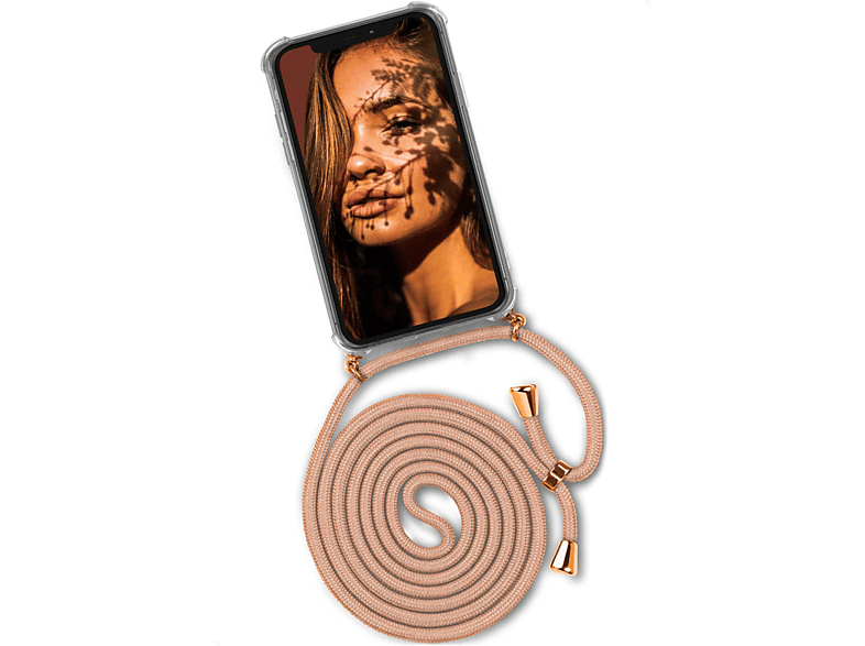 ONEFLOW Twist Case, Backcover, Apple, iPhone XS, Golden Coast (Gold)