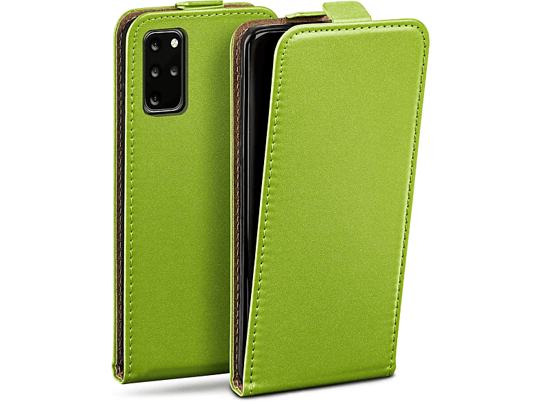 MOEX Flip Case, Flip Cover, Samsung, Galaxy S20 Plus, Lime-Green