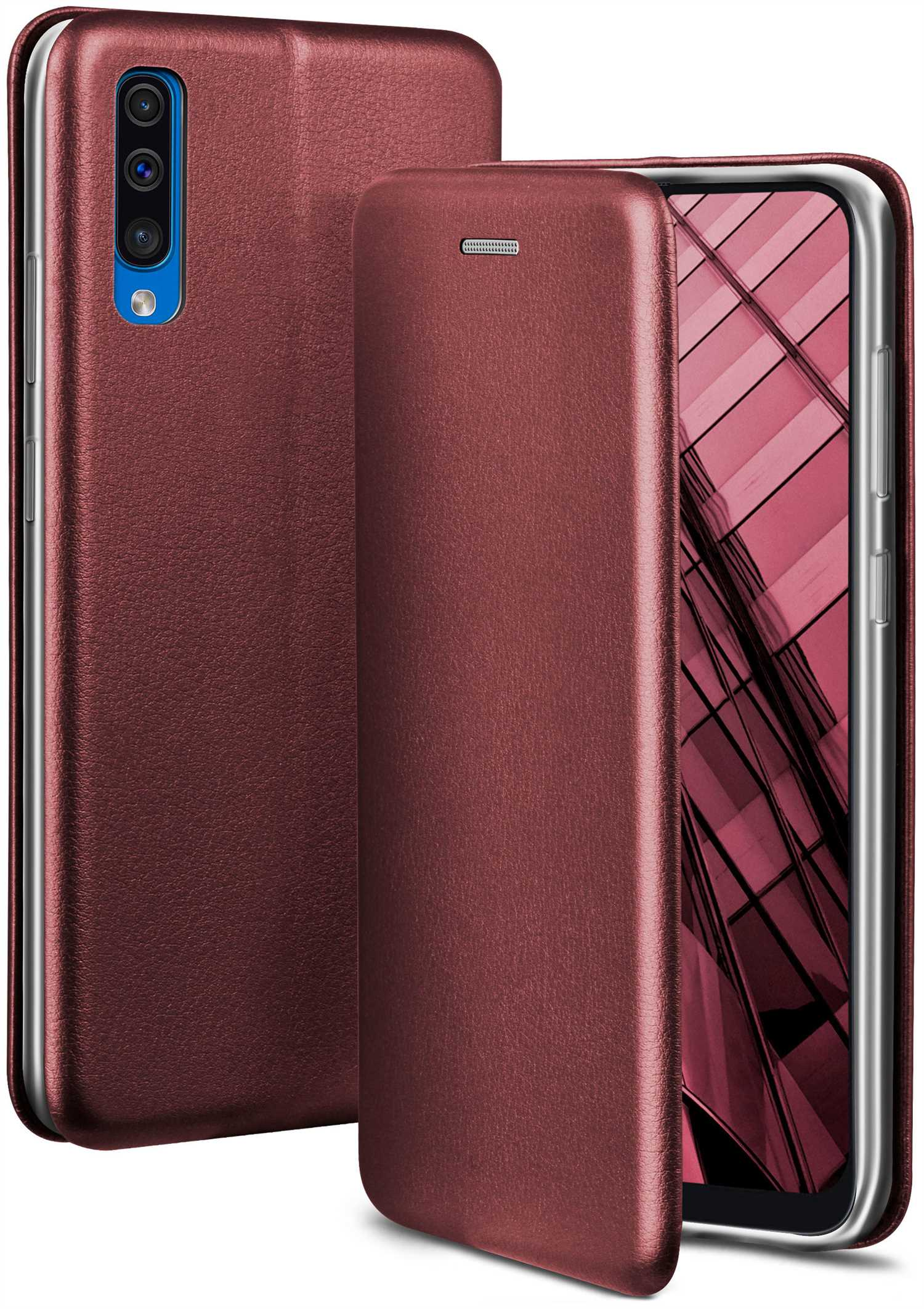ONEFLOW Business Case, A30s, Red Samsung, Cover, Flip Burgund - Galaxy