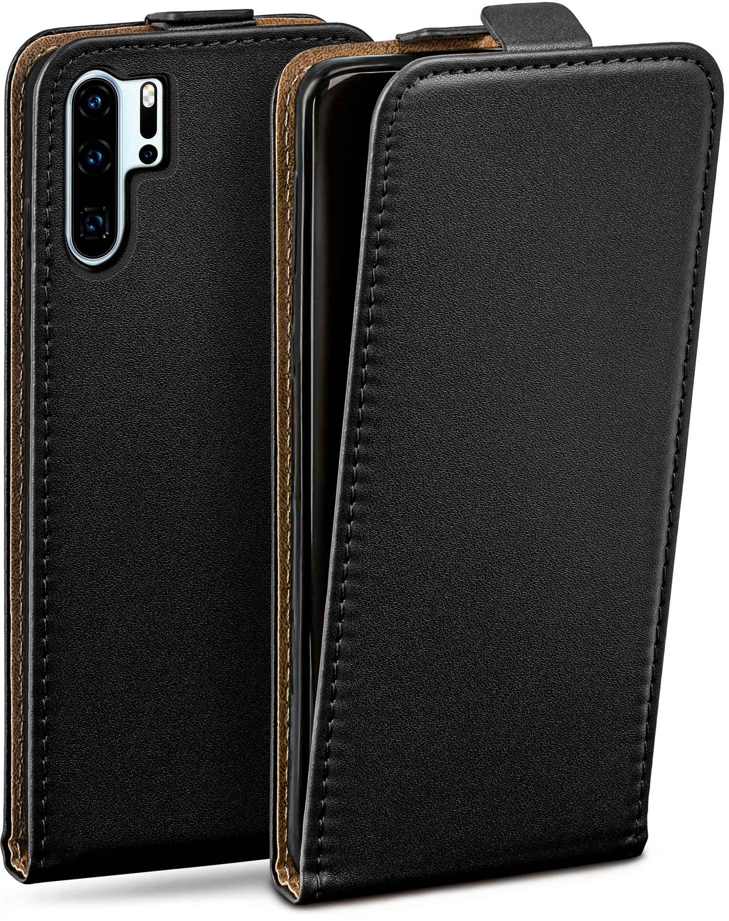 MOEX Flip Case, Flip Deep-Black Pro, Cover, Huawei, P30
