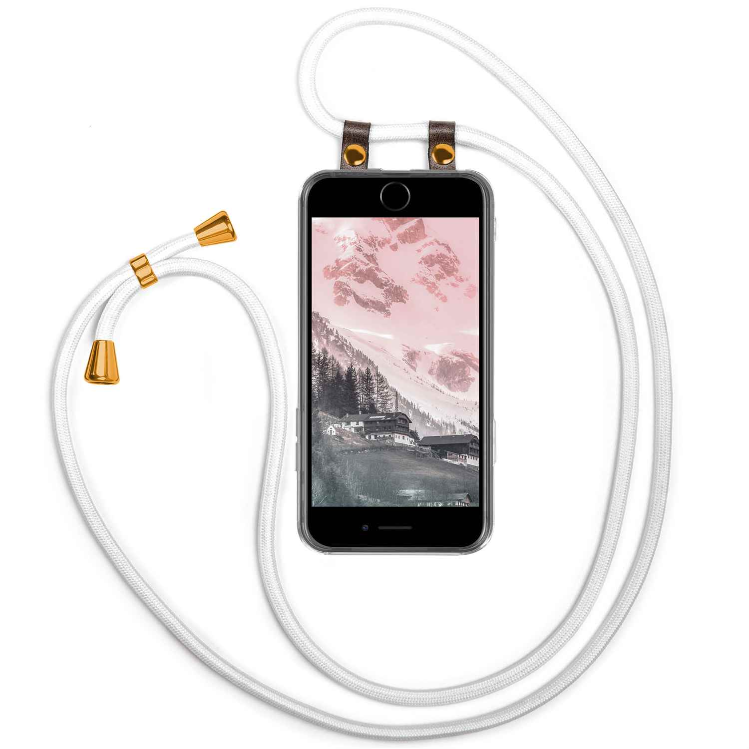 Generation Weiß Apple, Backcover, (2022), iPhone SE 3. MOEX Handykette,