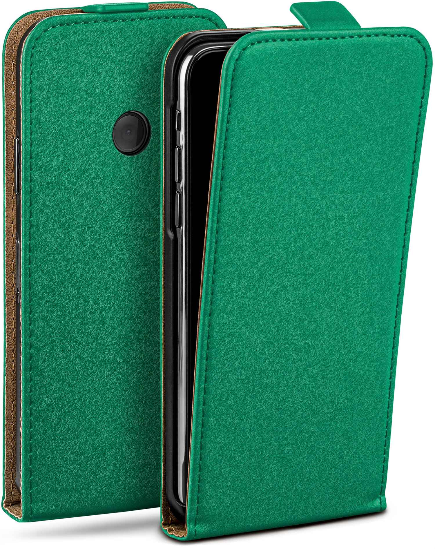 MOEX Flip Case, Emerald-Green Flip Lumia 525, Cover, Nokia