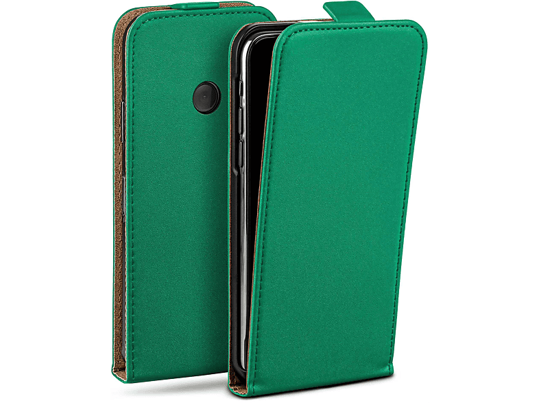 MOEX Flip Case, Emerald-Green Cover, Nokia, Flip Lumia 525