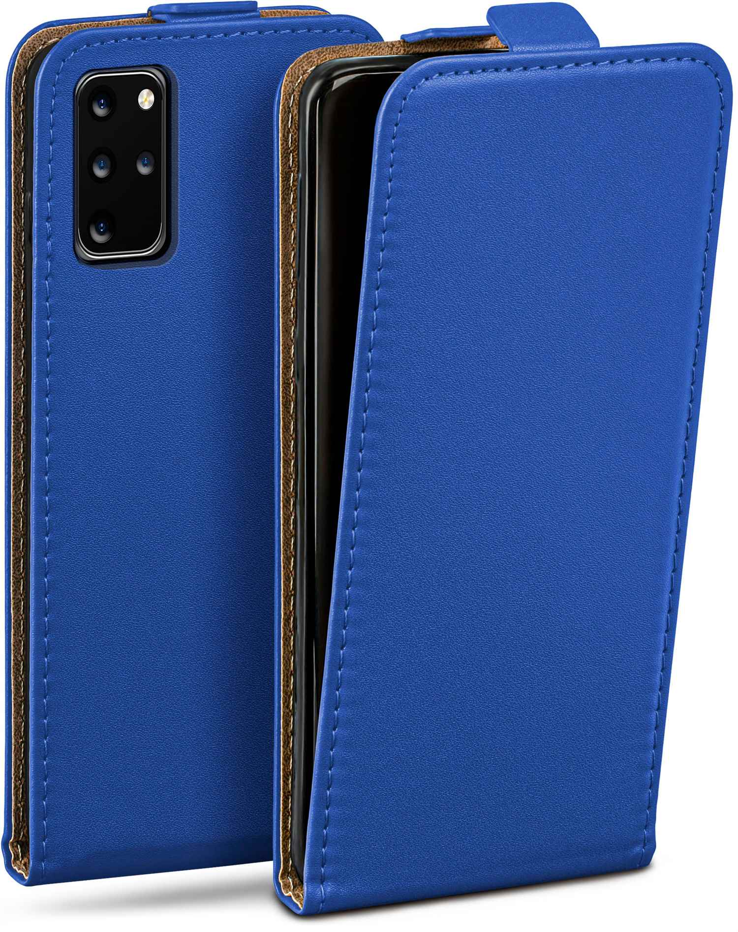 Case, Cover, S20 Plus 5G, Galaxy MOEX Flip Samsung, Royal-Blue Flip