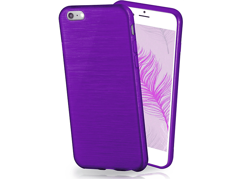 MOEX Brushed 6s, Backcover, iPhone Apple, Case, Purpure-Purple