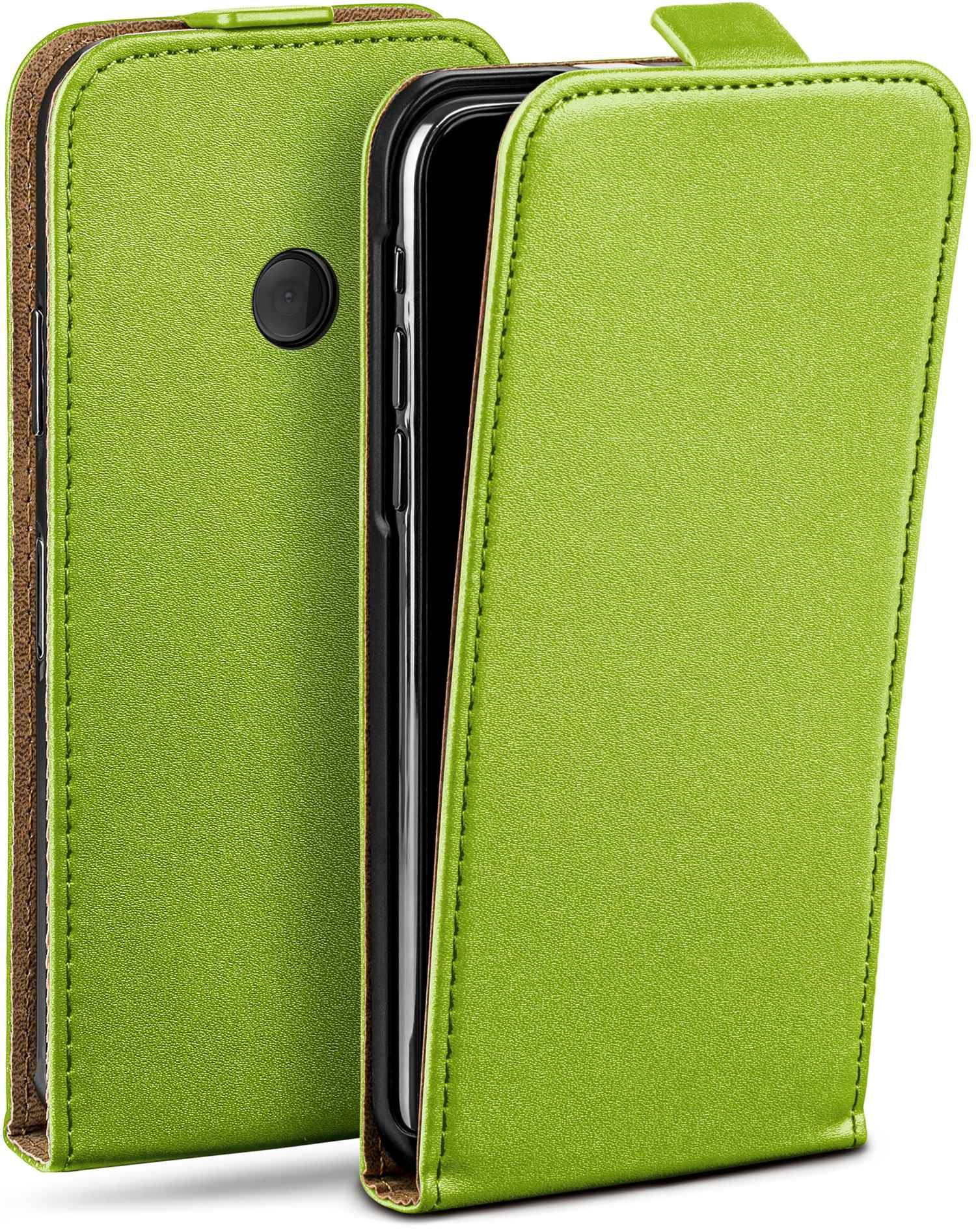 Lime-Green Lumia Flip Case, MOEX Cover, Nokia, Flip 525,