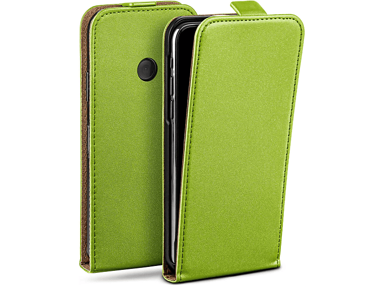 Lime-Green Lumia Flip Case, MOEX Cover, Nokia, Flip 525,