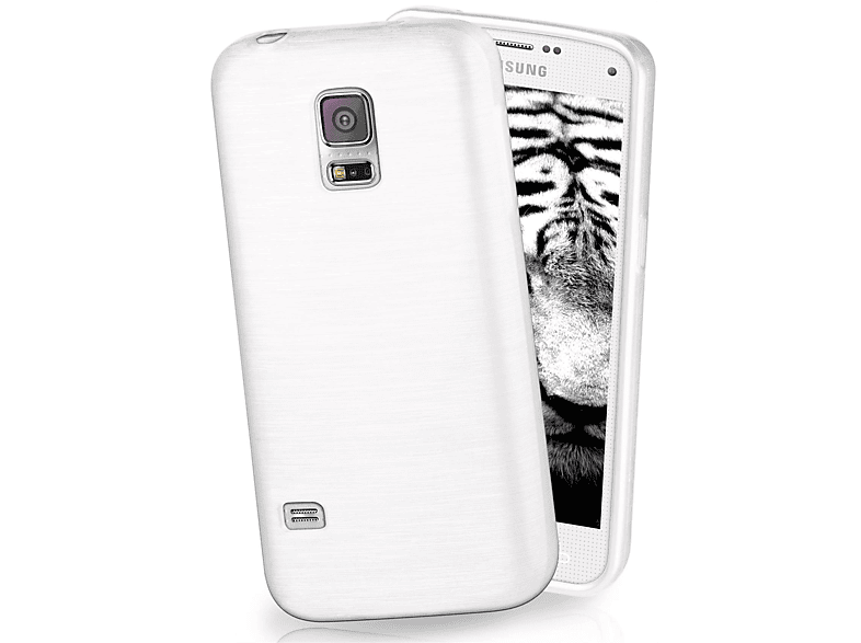 MOEX Brushed Case, Backcover, Samsung, Galaxy S5 Neo, Pearl-White