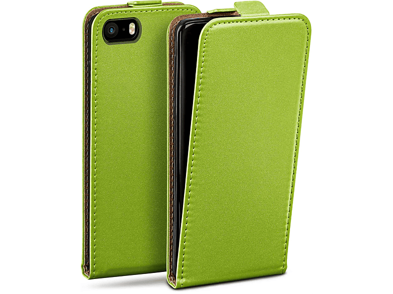 Begrenzter Lagerbestand MOEX Flip Case, Flip Lime-Green 5, iPhone Apple, Cover