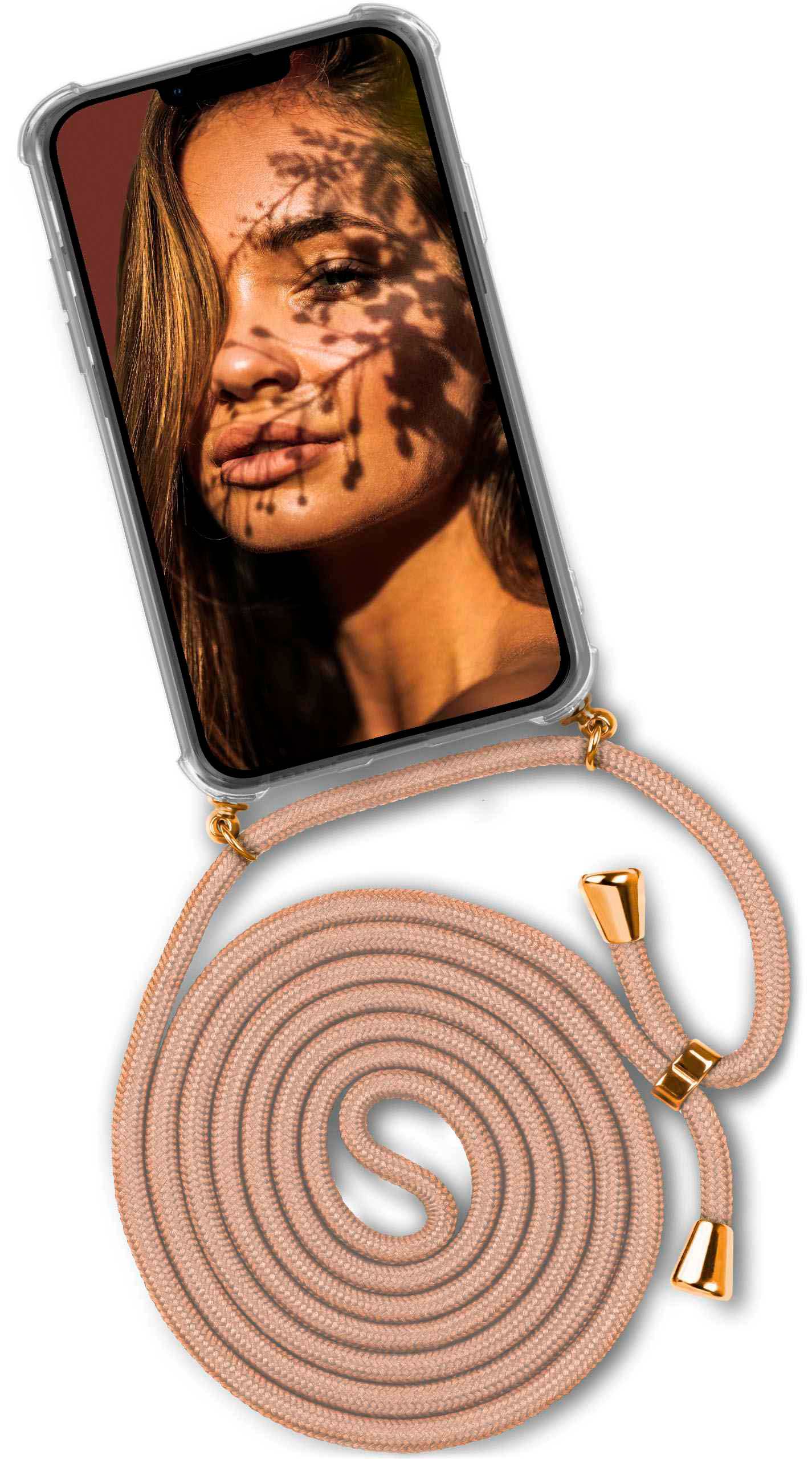 ONEFLOW Twist Case, Backcover, iPhone Apple, Coast 14, Golden (Gold)