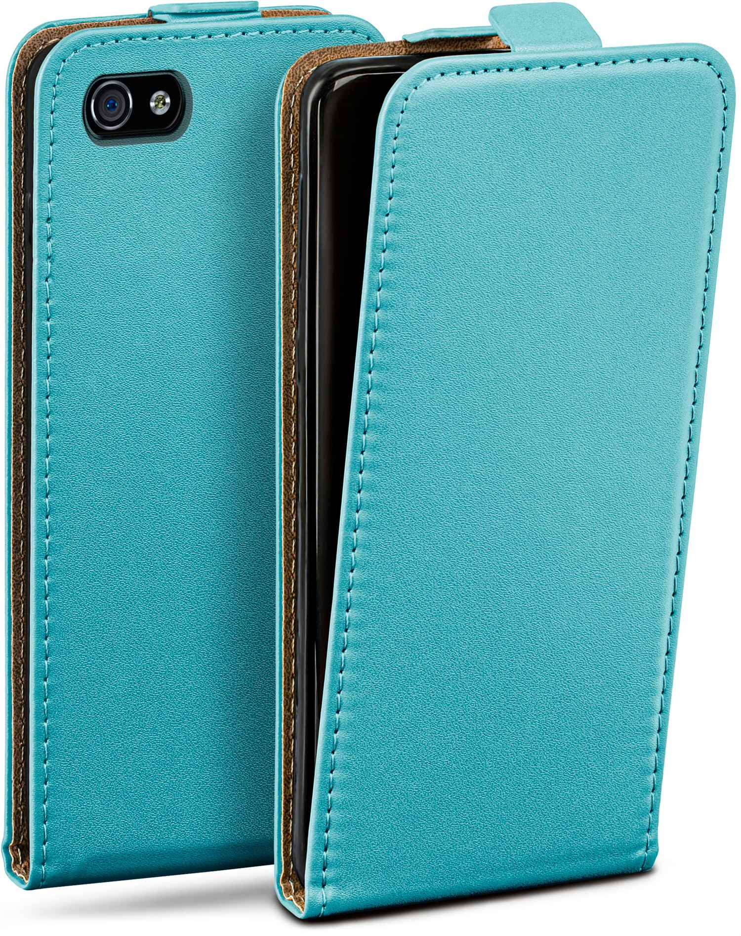 Apple, Flip Aqua-Cyan MOEX Flip iPhone 4, Case, Cover,