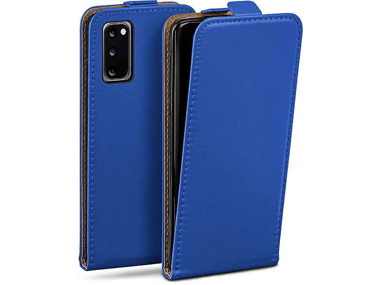Flip S20 Case, Galaxy Samsung, Royal-Blue 5G, Cover, Flip MOEX